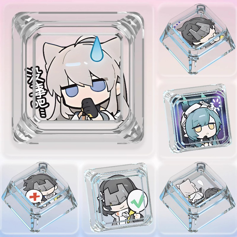 Keyboard Gaming Transparent - New Arknights: Endfield Anime Artisan Point