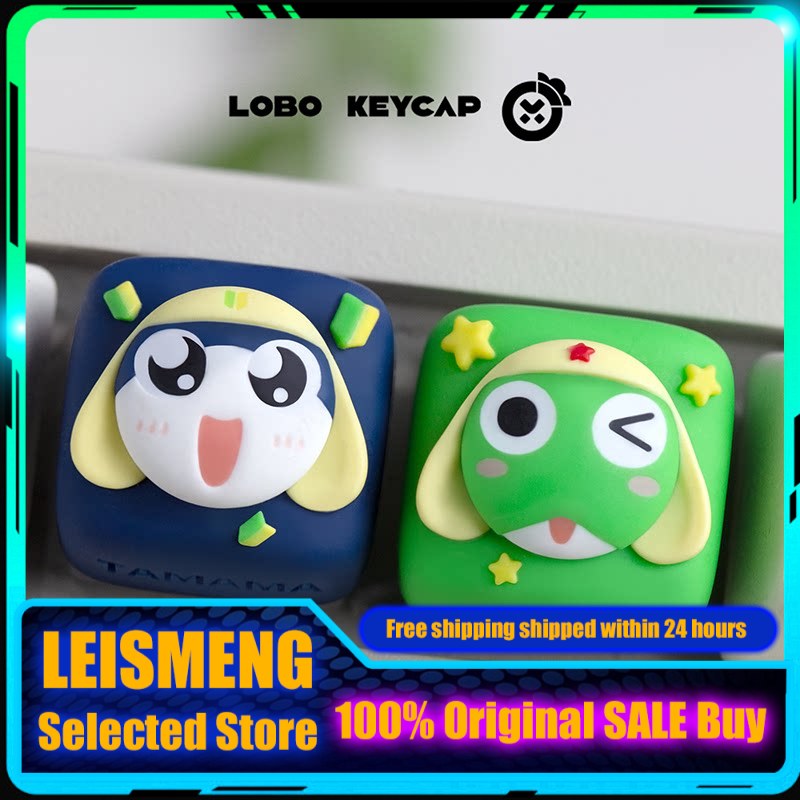 Gaming Keyboard Ergo - Keroro Themed Anime Keycaps Mechanical Keyboards