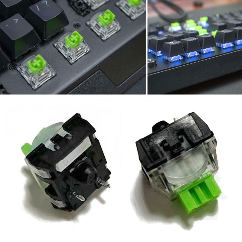 Gaming Keyboard Ergo - New RGB MX 2Pcs Green Switches