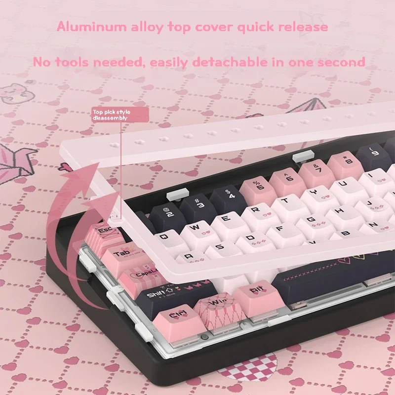 RECCAZR R66 Paper Plane66 Mech - đánh giá và giá Gaming Keyboard Hot Swappable