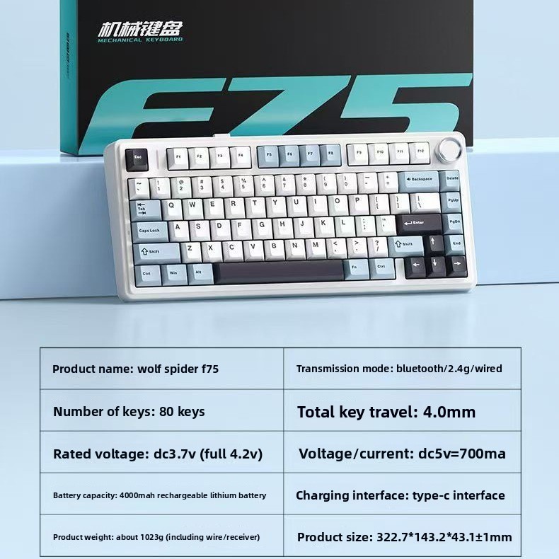 Aula F75 Mechanical Keyboard 7 - đánh giá và giá Gaming Keyboard Hot Swappable