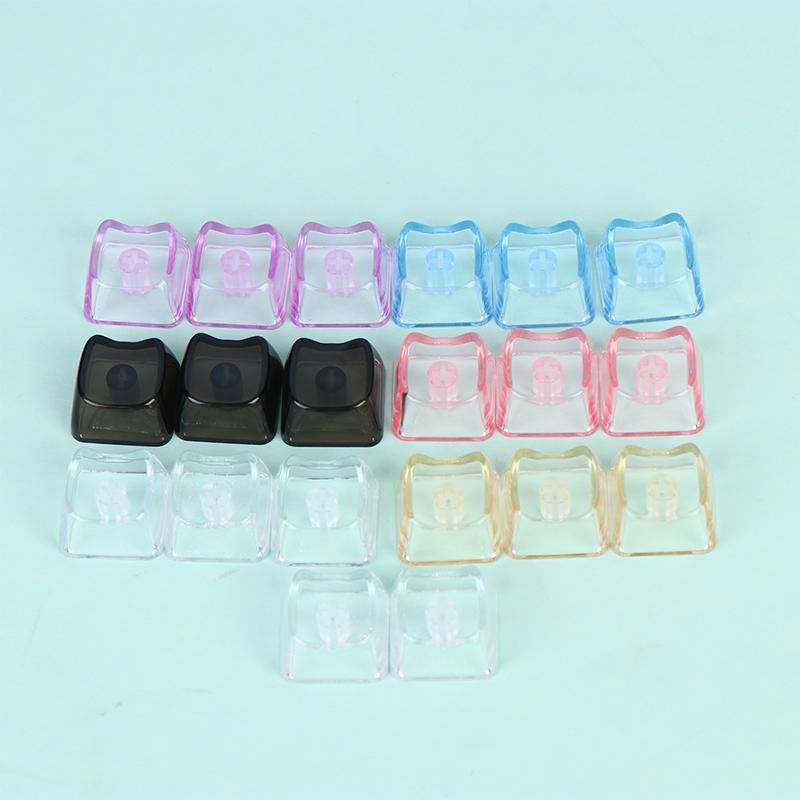 10Pcs Cute Cat Shaped Transpar - đánh giá và giá Keyboard Gaming Transparent