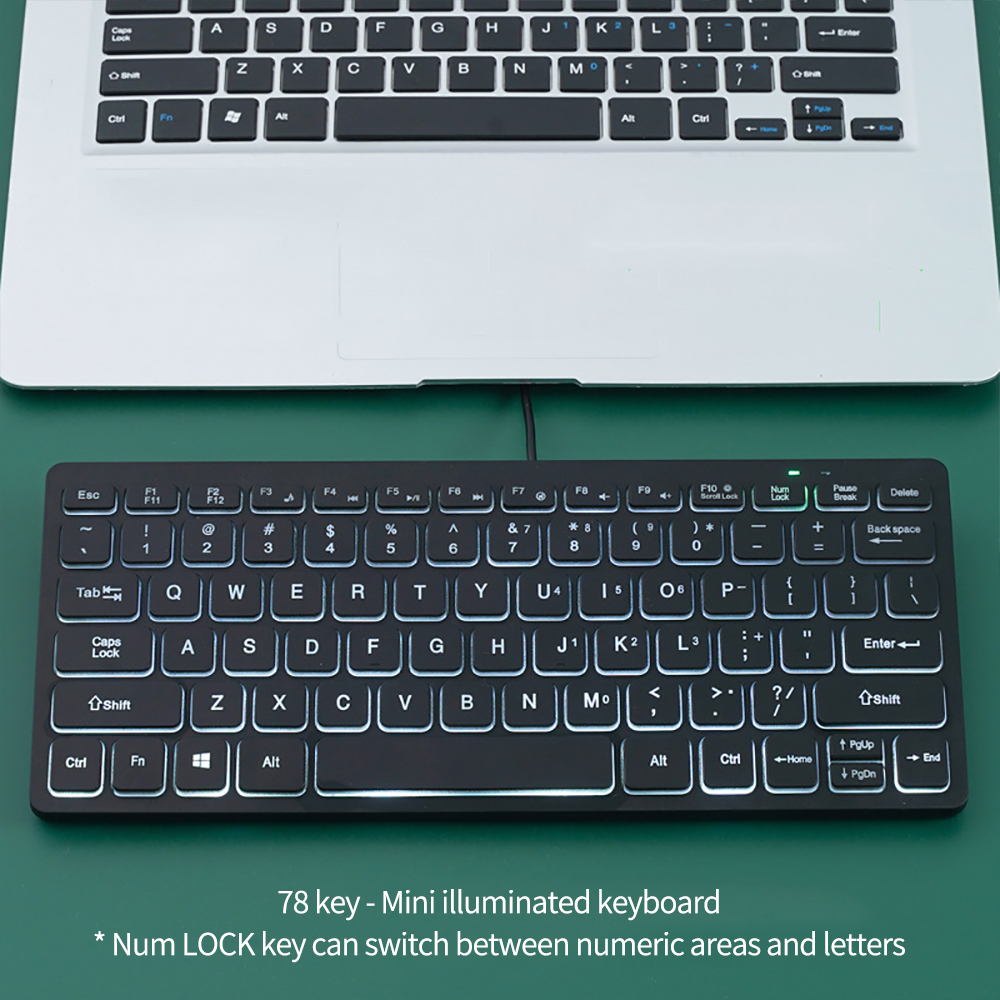Portable Wired Keyboard Laptop - đánh giá và giá Gaming Keyboard E Yooso