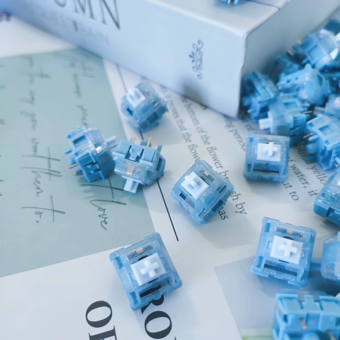 HMX Blue Topa Switch Linear Sw - đánh giá và giá Gaming Keyboard Blue Switches