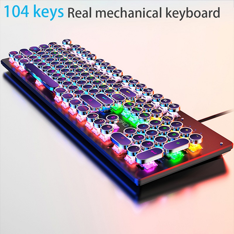 Retro Punk Mechanical Keyboard - đánh giá và giá Gaming Keyboard And Mouse For Xbox