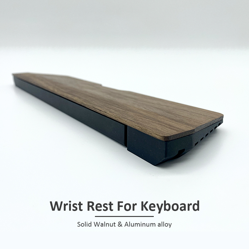 Kashcy Solid Walnut Wood & Alu - đánh giá và giá Gaming Keyboard Ergonomics