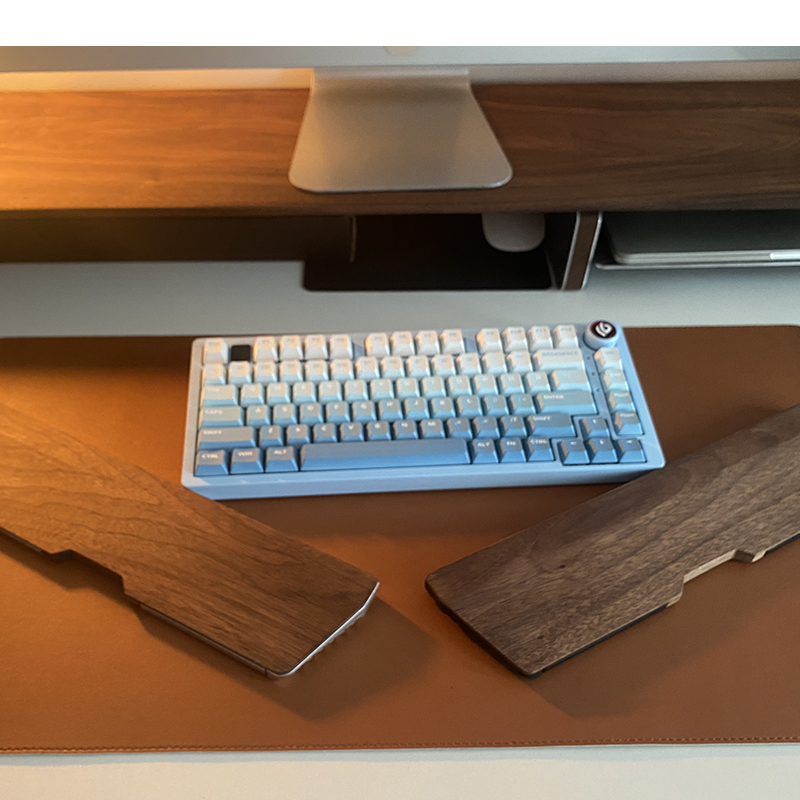Kashcy Solid Walnut Wood & Alu - đánh giá và giá Gaming Keyboard Ergonomics