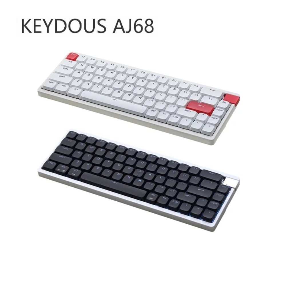Keydous AJ68 Mechanical Keyboa - đánh giá và giá Gaming Keyboard Bluetooth