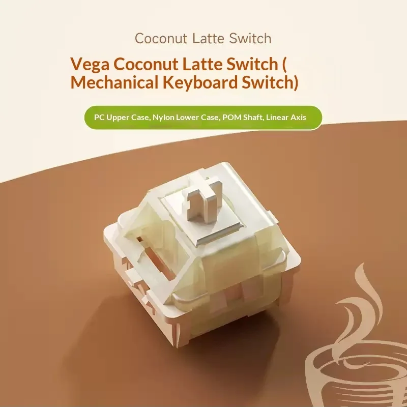 WEIKAV Coconut Latte Linear Me - đánh giá và giá Keyboard Lube Kit
