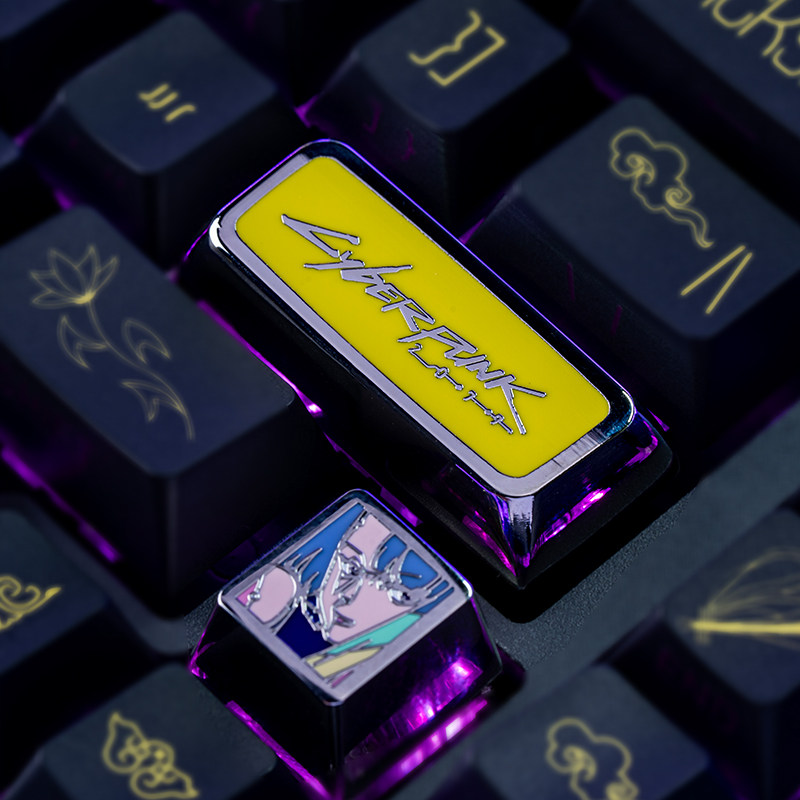 Anime Keycaps Cyberpunk 2077 T - đánh giá và giá Gaming Keyboard Ergo