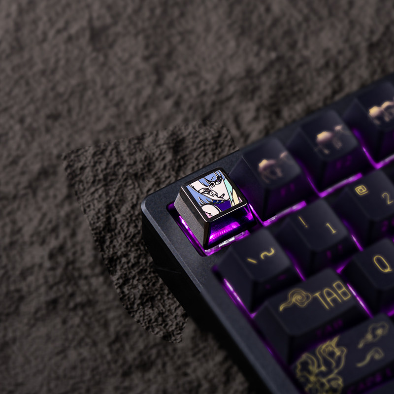 Anime Keycaps Cyberpunk 2077 T - đánh giá và giá Gaming Keyboard Ergo