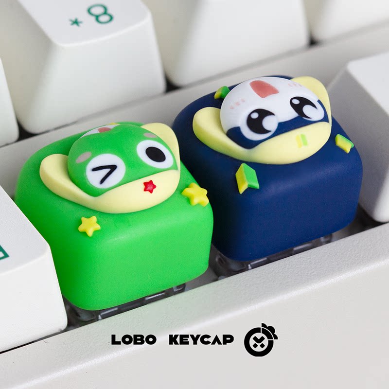 Keroro Themed Anime Keycaps Me - đánh giá và giá Gaming Keyboard Ergo