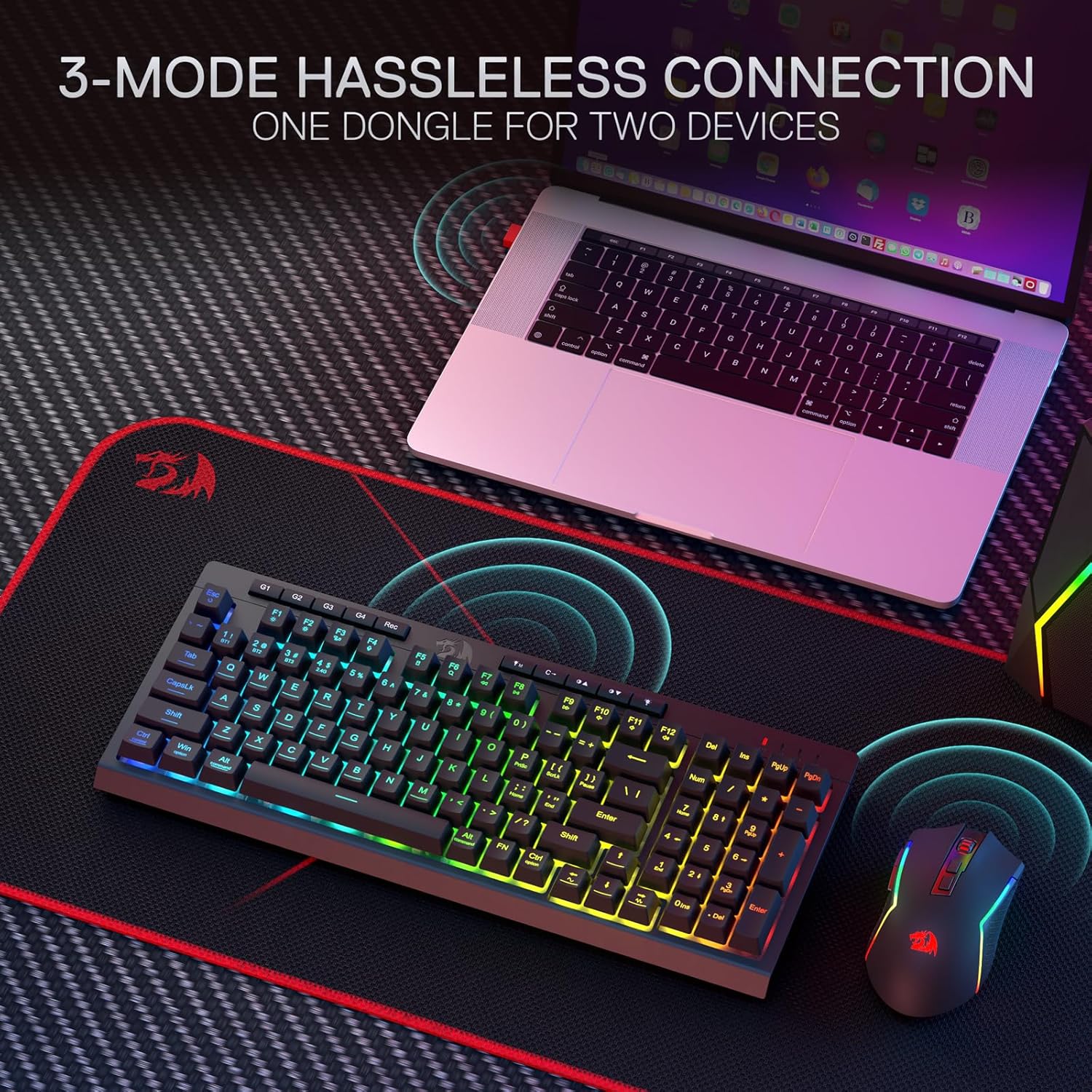 Redragon S142 Wireless Gaming  - đánh giá và giá Gaming Keyboard And Mouse For Xbox