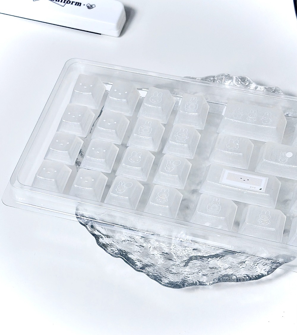 Kawai Miffy Keycaps Transparen - đánh giá và giá Keyboard Gaming Transparent
