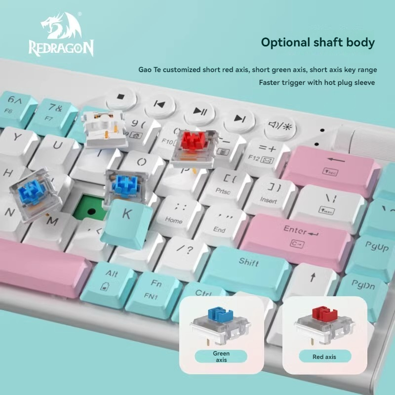 REDRAGON K609 Low Profile Mech - đánh giá và giá Gaming Keyboard E Yooso