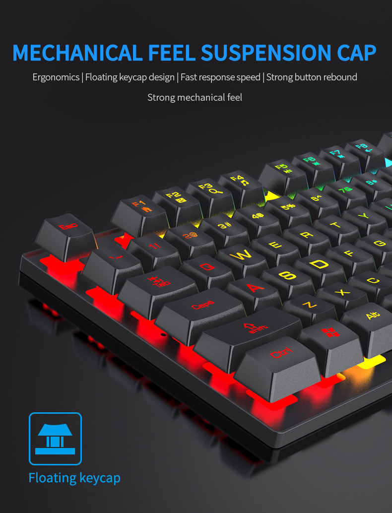 104 Key Backlit Mechanical Key - đánh giá và giá Gaming Keyboard And Mouse For Xbox